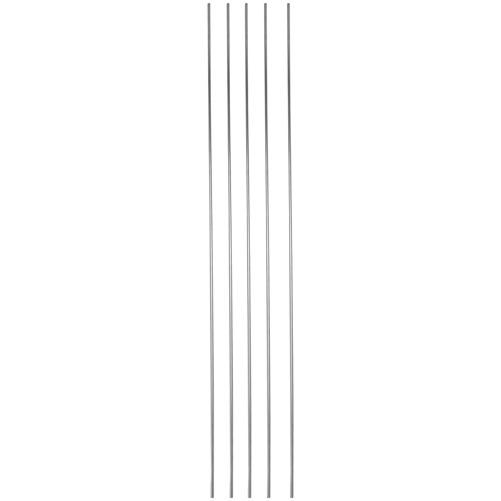 5 pezzi Diy Rc modello in acciaio inox circolare asta rotonda 500 mm x 3 mm
