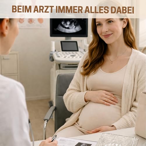 Marvelights Mutterpasshülle aus Filz für Deutschen Mutterpass, Mutterpass-Schutzhülle zur Aufbewahrung von Impfpass usw – Ansicht 6
