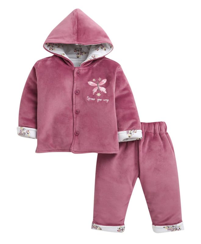 BUMZEE Conjunto de invierno de algodón de ajuste regular para niñas (Peb10732735)