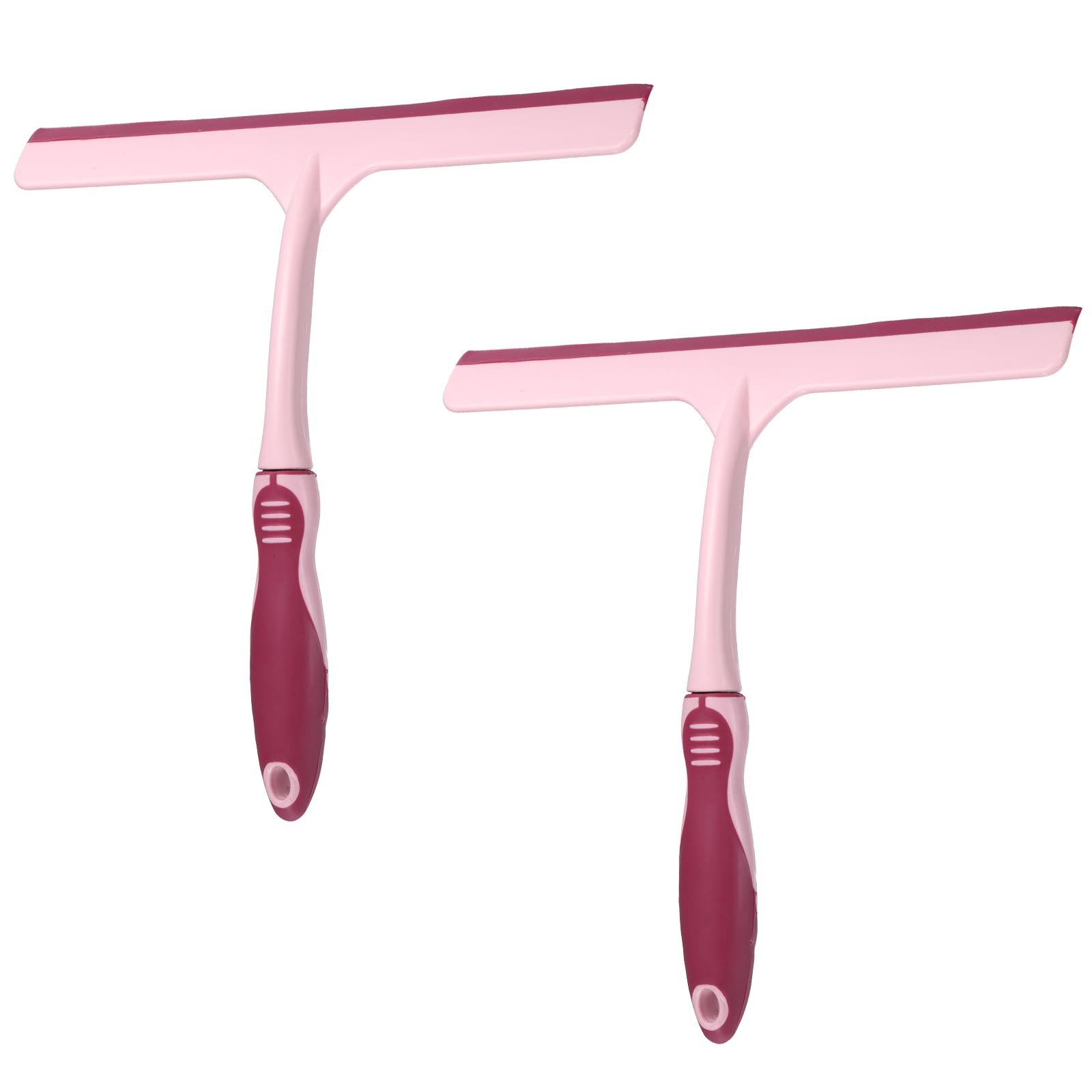 Limpiavidrios de silicona QUARKZMAN rosa para eliminar marcas en azulejos y espejos