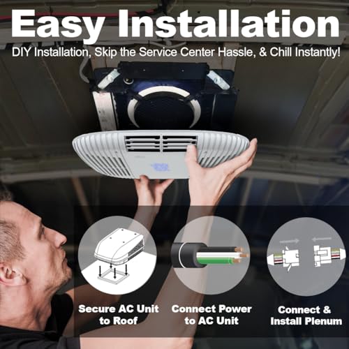 Recpro RP-AC3800 Rv Air Conditioner 15K Ducted Or Non-Ducted | Quiet Ac | 110-120V | Heat Pump And Cooling thumb #4