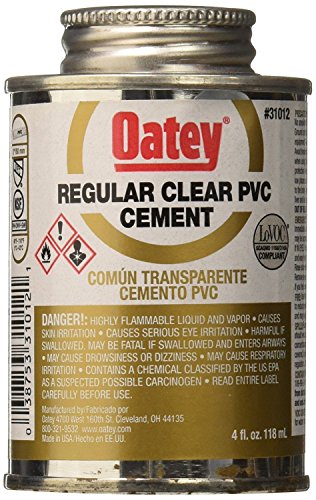 Cemento para tubería PVC Premier 257500 transparente 1/4 pinta miniatura 1