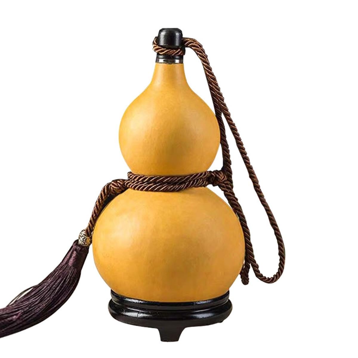 Dried Gourd Water Bottle Water Gourd Flagon Gourd Jug Wine Gourd Beeswax Anti-Seepage Gourd Craft Calabash Ornament Decoration