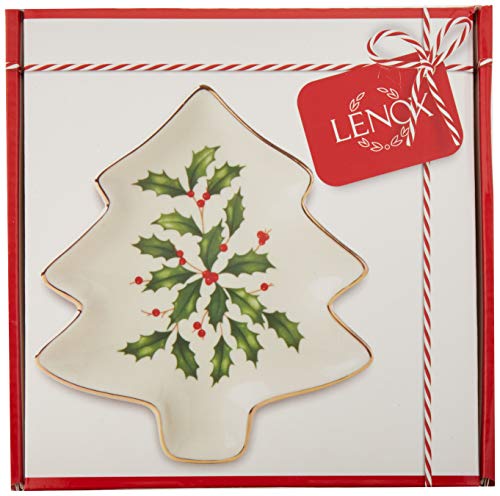 Lenox Holiday Tree Shaped Party Plate #TOP1