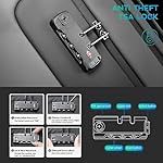 BANGE Anti Theft Backpack With TSA Lock,Waterproof Backpacks With YKK Zipper, High Tech Business Backpack For Men And Women, Laptop Backpack Fits For 17.3 Inch Notebook… - Image 4