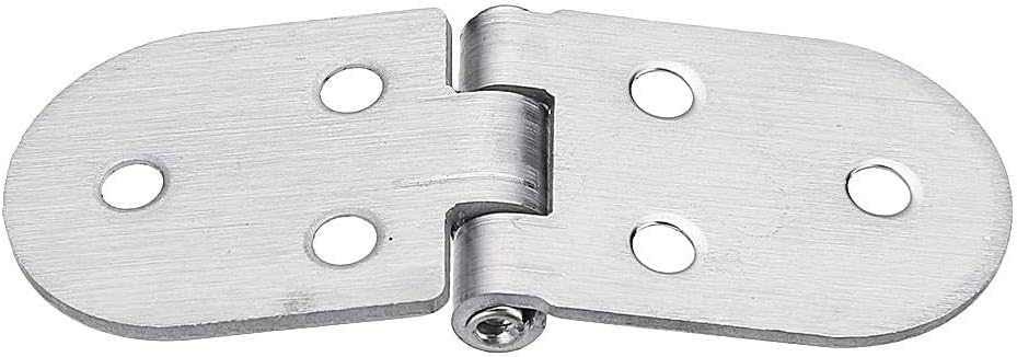 SGerste Stainless Steel Adjustable Half Round Door Butt Hinges Industrial Folding Hinge Furniture Hardware