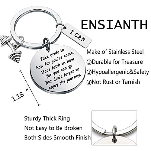 Regali di fitness Bodybuilder portachiavi manubri