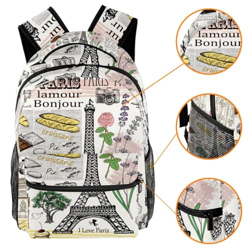 Sac de voyage décontracté imprimé rétro idéal pour vos week-ends prolongés - 3