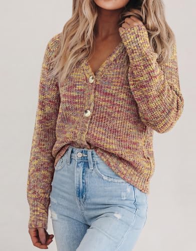 Image of PRETTYGARDEN Women's Chunky Knit Open Front Cardigan Sweaters Fall Outfits