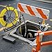 Fish Tape Fiberglass 1/4 inch(6MM) 328 FT Duct Rodder Fish Tape Puller Fiberglass Wire Cable Running with Sturdy Steel Reel Stand