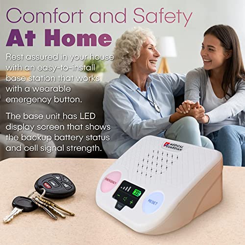 Medical-Guardian-MGHome-LT-Home-Medical-Assistant-Alert-Systems-for-Seniors-Fast-Reliable-4G-Coverage-247-Emergency-Operator-Care
