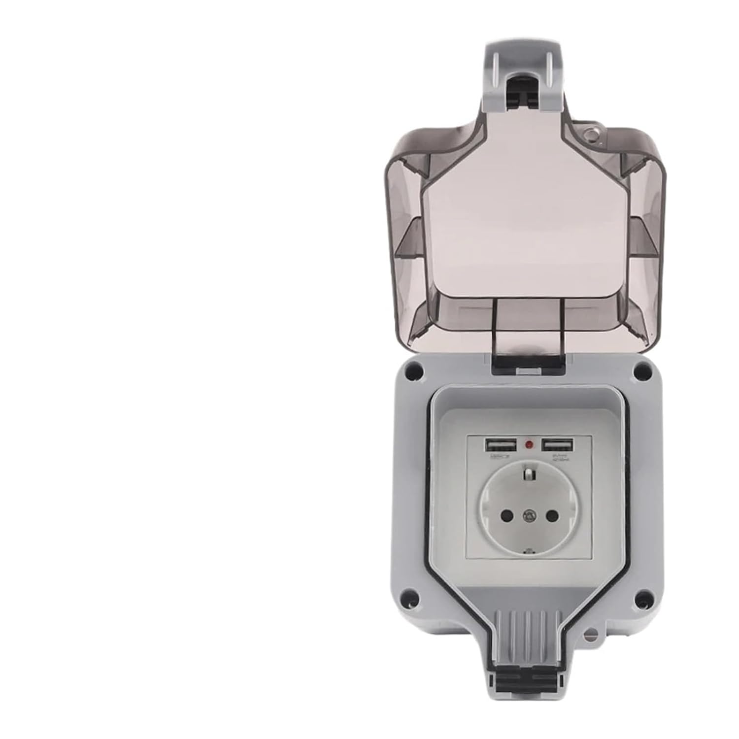 IP66 Waterproof Outdoor Wall Switch Socket Power Socket with USB Socket 16A