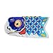 Produktbild F Fityle 15cm / 50cm / 90cm Japanische Karpfen Flagge Karpfen Banner Windsack Sailfish Koinobori Sailfish Wind Streamer Fisch Home Garden Decor 7 Farben - Blau, 15 cm