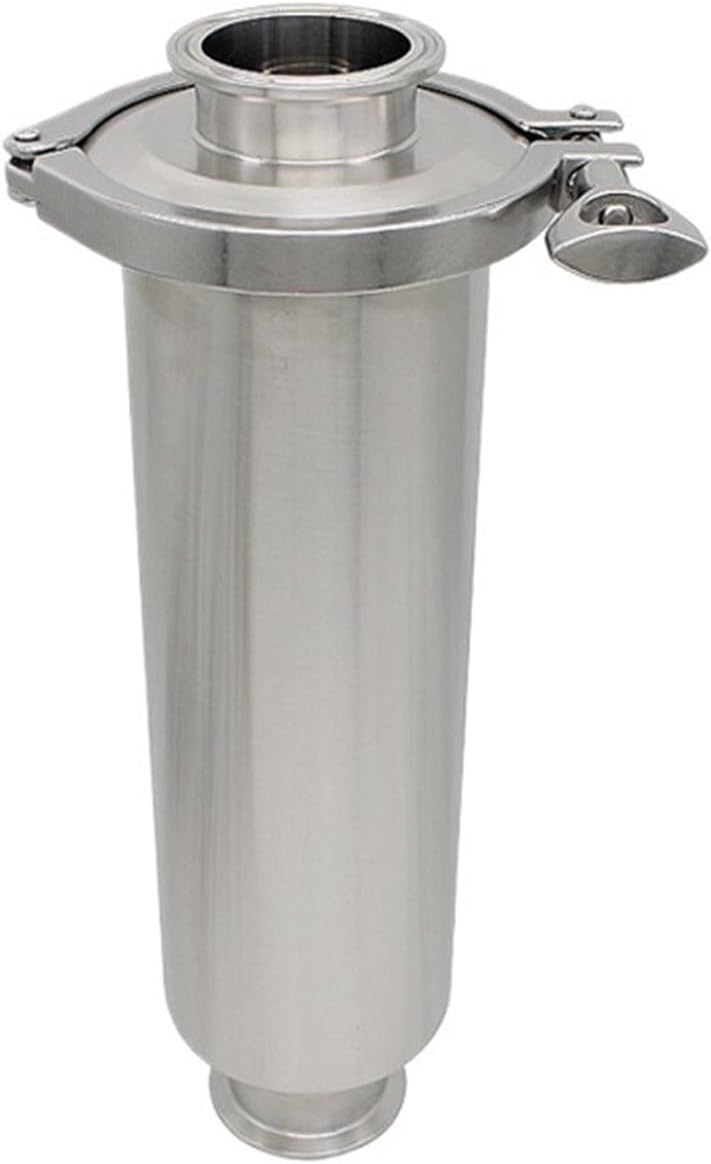 1pcs 1.5“ 2“ Tri Clamp Filter Stainless Steel SS304 Sanitary Pipe OD 25 38 51mm Straight Filter 100/150 Mesh Filter For Homebrew(100 mesh,OD51mmxferrule64)