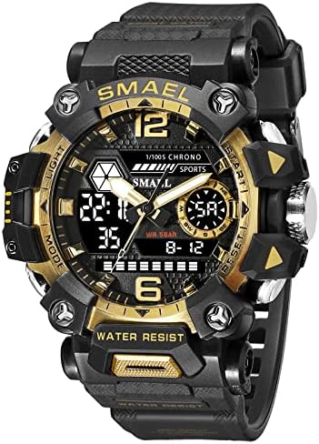 SMAEL 8072 Orologio da polso sportivo da uomo con robusta durata, caratteristiche versatili e prestazioni affidabili – preparati per l'avventura (blu), Blu