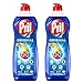 Pril 5 Original Geschirrspülmittel - entfernt mühelos Fett, Stärke und schlechte Gerüche - 750 ml 2 Pack