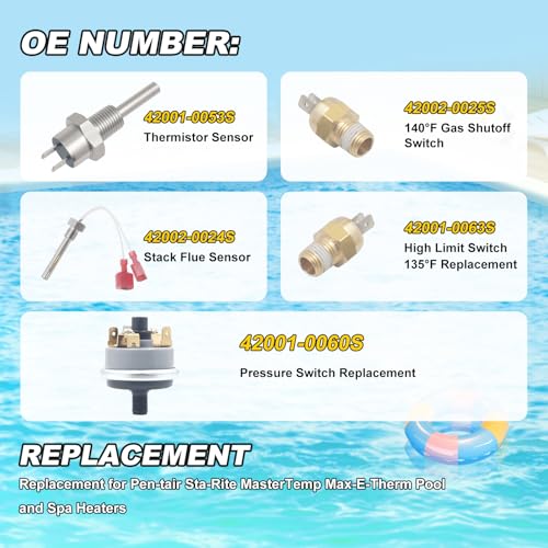 Panne MasterTemp résolue avec le kit de réparation Pentair 42002-0025S
