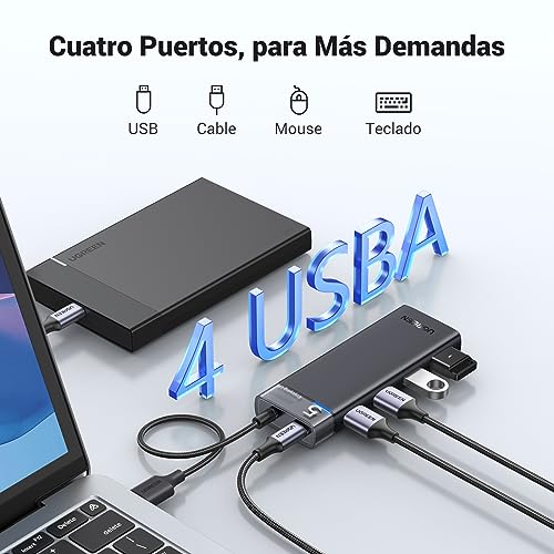 Periféricos, Electronics hub usb 3.0 steren Marca UGREEN (3)