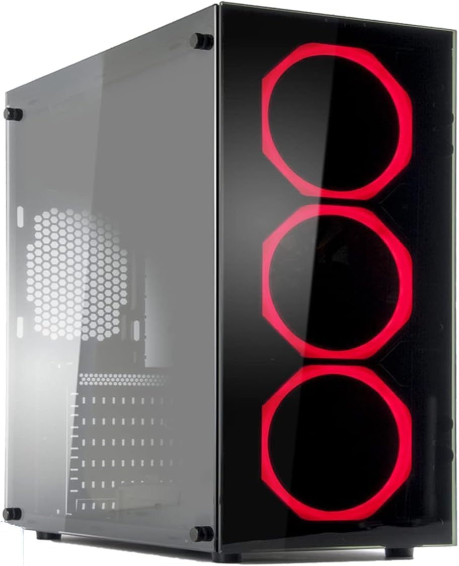 Pc Fisso Desktop i3 14100 4,7 Ghz, Ram 16Gb 3200Mhz, Ssd M2 Nvme 500 Gb, Grafica UHD 730, Wifi,Dissipatore Rgb, Windows 11 Pro,Antivirus Defender