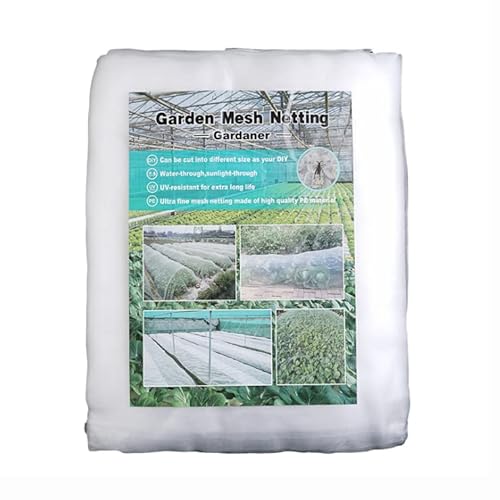 Anti Insectos Red, 3X6M Malla de Protección contra Insectos para Flores, Frutas, Verduras, Plantas Cover
