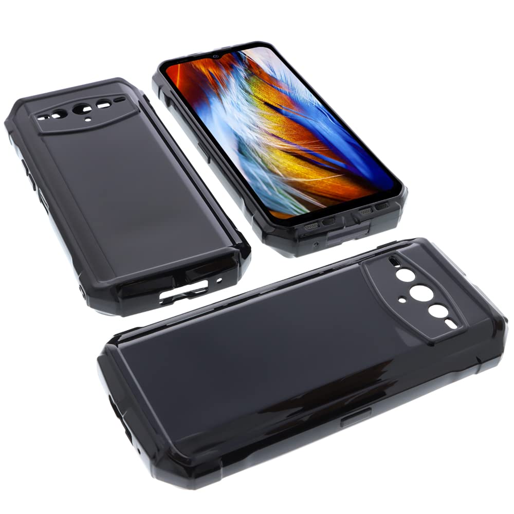 foto-kontor Protective case compatible with Doogee S100 rubber TPU mobile phone cover black TPU Black