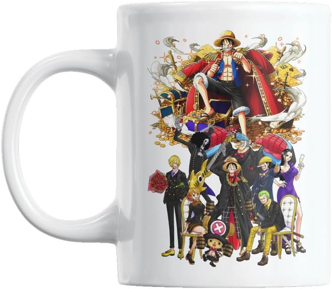 Posterboy Anime ONE Piece- All Printed Coffee Mug Pack of 1 (325ml, White)