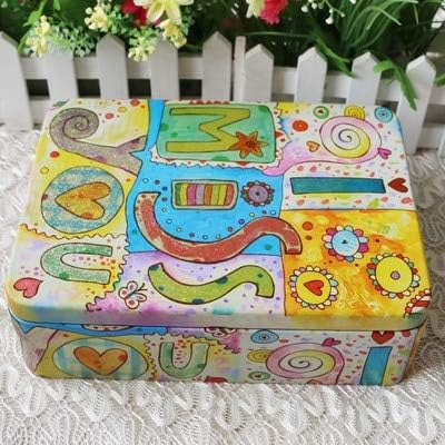 Rectangle creative design & multi-purpose metal storage case biscuit box candy tin box food box