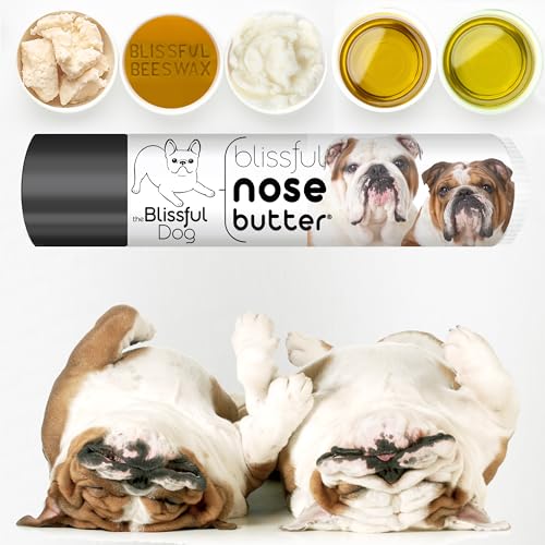 Image of The Blissful Dog Bulldog Nose Butter, Versatile Dog Nose Balm for Dry Nose, Handcrafted Nose Moisturizer, Easy-to-Apply Dog Essentials, Unscented, 0.15 oz.