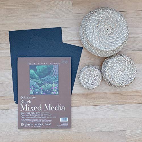 Strathmore Toned Mixed Media Pad 18x24 Black papier dessin - 3