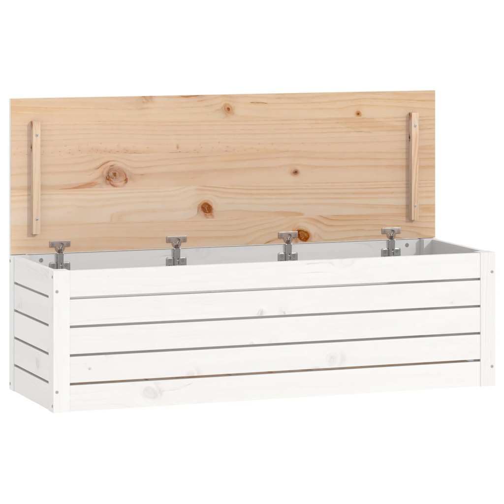 Baúl de madera maciza de pino con tapa, 109 x 36,5 x 33 cm, para salón, dormitorio, pasillo