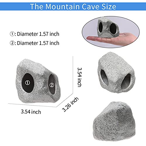 Ceramic-Fish-Tank-Decorations-Betta-Fish-Tank-Accessories-Rock-Caves-Stackable-Aquarium-Cichlid-Cave-Betta-Fish-Hideout-and-House-Small-Hiding-Rock-for-Fish-Bowl-Mountain-Style