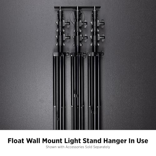 Image of Westcott Float Wall Mount Light Stand Hanger by Lindsay Adler - Video and Photography Studio Organization
