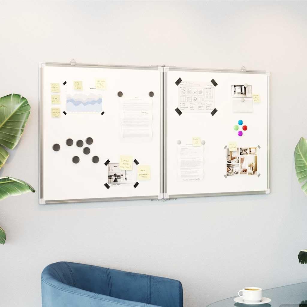 Generisch Magnetisches Whiteboard 120x60x1,7 cm Aluminium,Bürobedarf,Präsentationsbedarf,Ausstellungstafeln-4005355