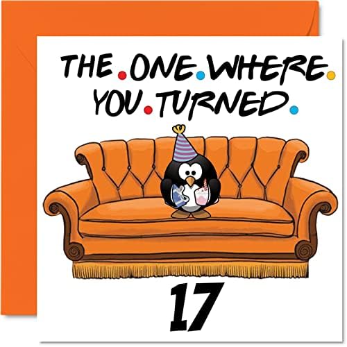 Fun 16th Birthday Cards for Boys Girls - The One Where - Funny Birthday Card for Son Daughter Brother Sister Grandson Granddaughter Niece Nephew, 145mm x 145mm Greeting Cards, 16th Birthday Card