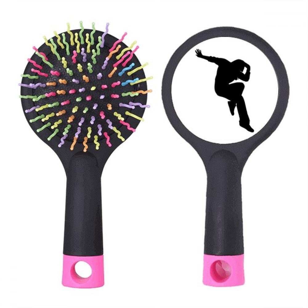 Brosse à cheveux démêlante Hip Pop à coussin flexible Jumping Performance - 4