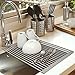Sorbus Roll-Up Dish Drying Rack [Large 20.5'' X 13