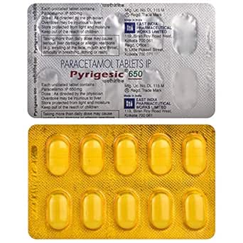 Pyrigesic 650 - Strip of of 10 Tablets : Amazon.in