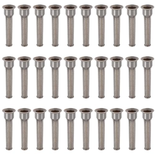 FoxRose 30 Pcs Sprinkler Head Filters Spray Nozzle Fine Mesh Screen Filter Replacement Compatible with Pop Up Sprinkler Easy to Replace Variable Arc Nozzle Filter for Garden Lawn Yard Irrigation