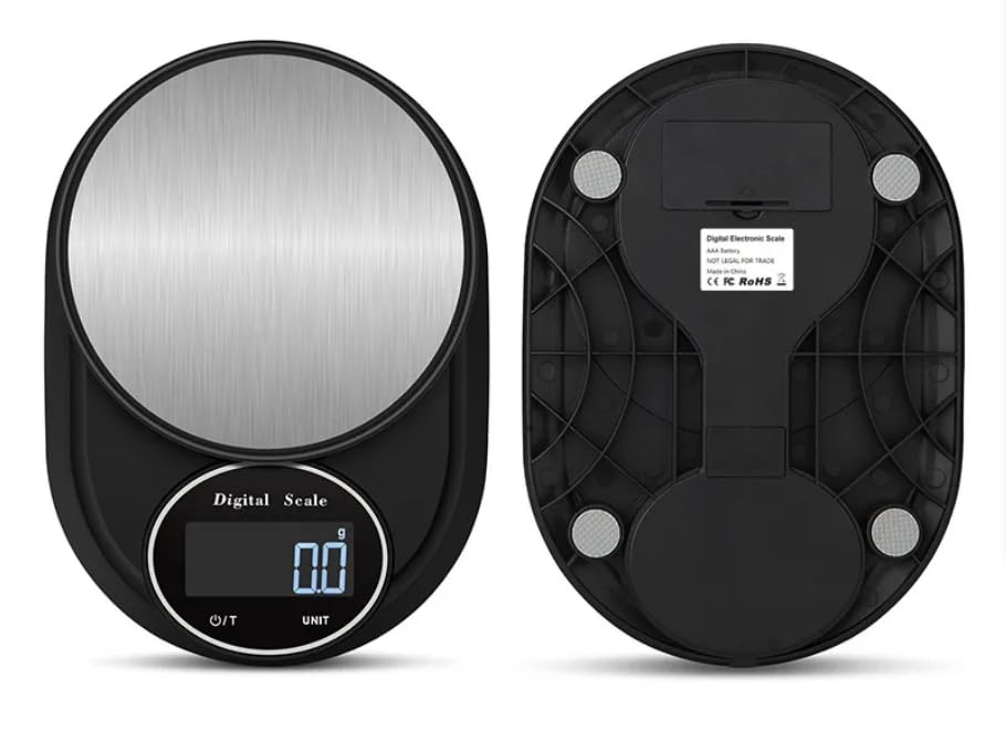 Báscula digital de medición de alimentos de alta precisión de 5 kg y 0,1 g
