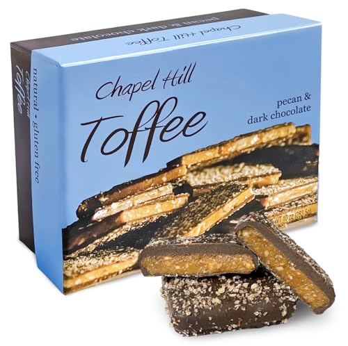 Chapel Hill Toffee Chapel Hill Pecan And Dark Chocolate Toffee, Natural And Gluten Free cover