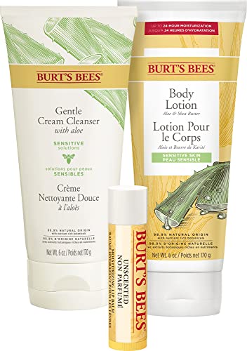 Burt’s Bees Giftset, Lip Balm, Body Lotion and Gentle Face Cleanser, Hydration Station - Image 3