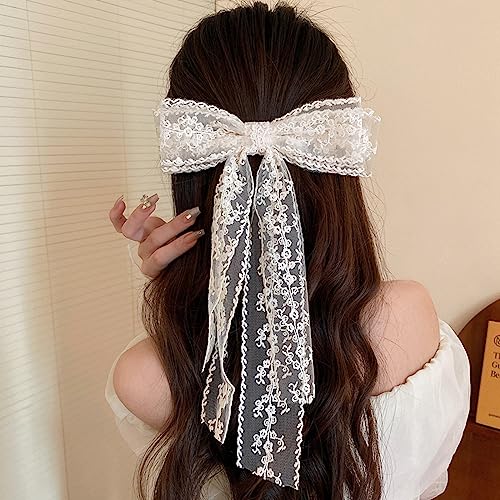Lazo de Encaje Blanco para Mujer miniatura 3