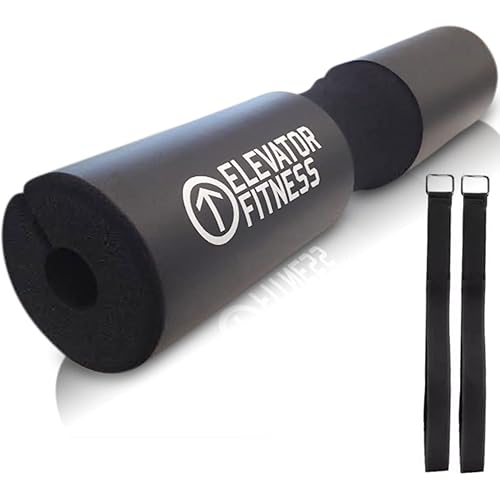 Squat Pad - Elevator Fitness™ - Barbell Pad For Squats, Lunges, And Hip Thrusts - Foam Sponge Pad - Provides Relief To Neck And Shoulders While Training