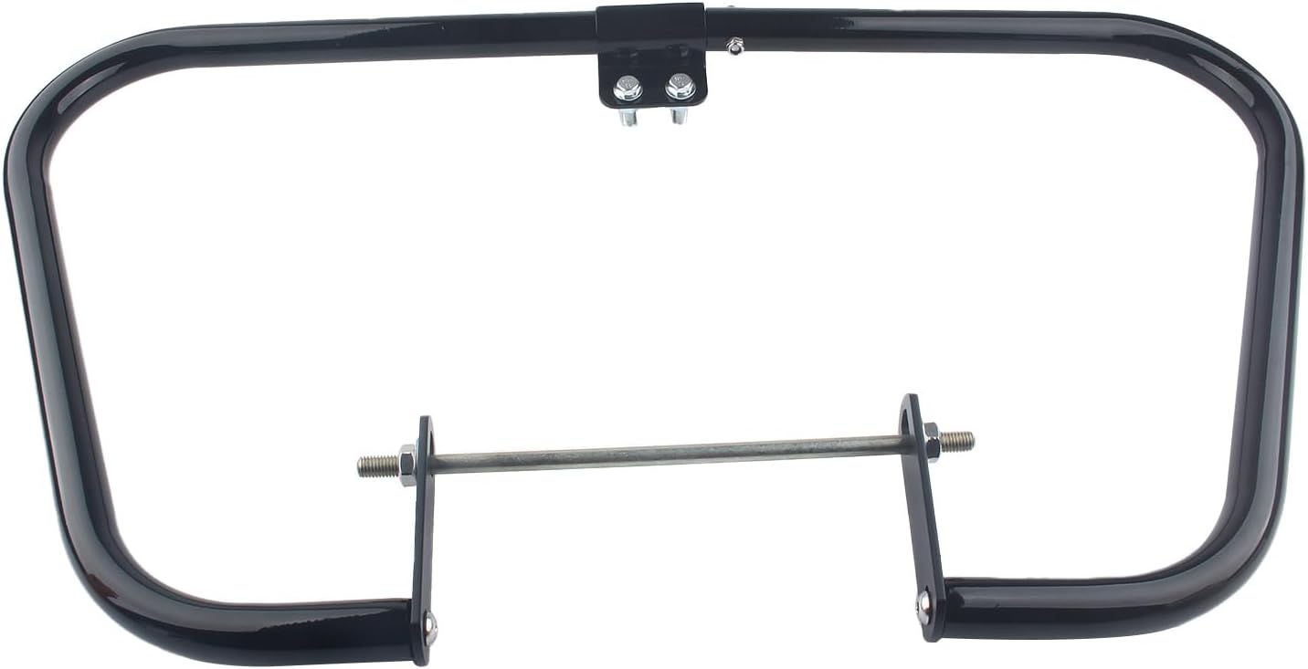 Black Engine Guard Crash Bar Compatible with Royal Enfield Meteor 350 Classic 350 2022-2024 Goan Classic 350 2024 Bullet 350