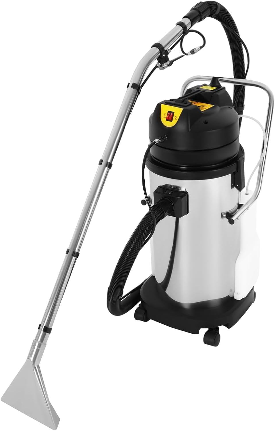 Pulitore per tappeti 3 in 1 con serbatoio da 40 litri, funzione spray e aspirazione, potenza di aspirazione di 230 mbar per casa, hotel e ufficio.