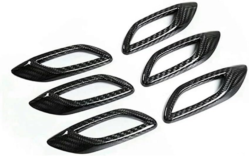New Carbon Fiber Fender Scoops Compatible with Maserati Levante Ghibli GranTurismo Quattroporte GranCabrio GT GC GTS (Ghibli 2013-2022)