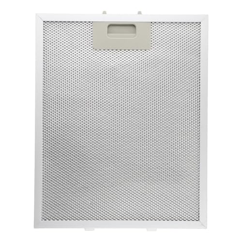 Gettimore Filtro antigrasso in metallo per cappa 250 x 310 mm, in acciaio inox alluminato a 5 strati, compatibile con la maggior parte delle cappe da cucina