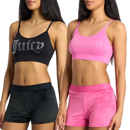 Juicy Couture Women's Multipack Seamless Comfort Lounge Wirefree Bralettes2