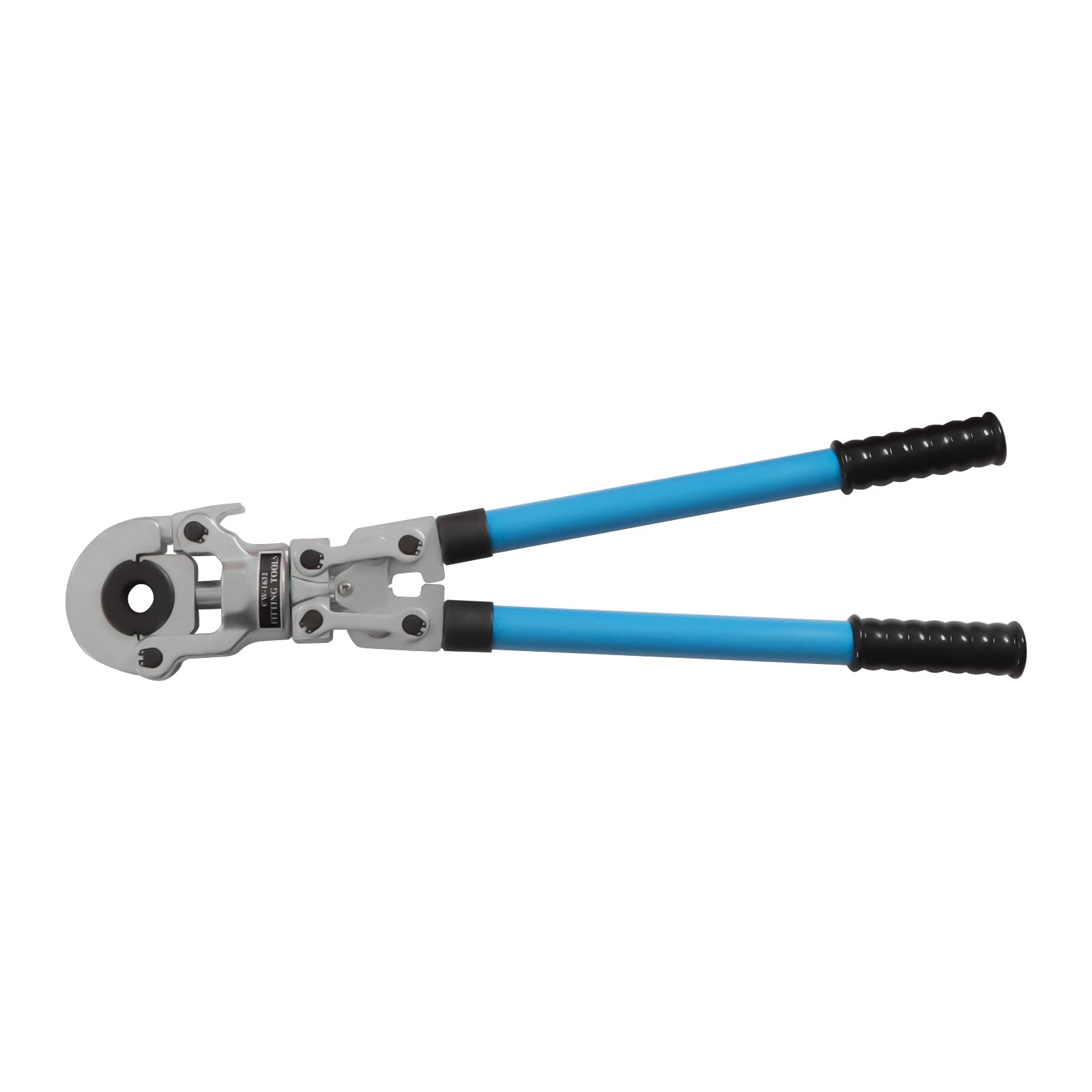 Pinze per crimpare Pex con 9 matrici e 1 scatola per attrezzi manico blu pinza combinata per crimpare tubi in acciaio inox, tubi in alluminio-plastica tubi Pex (set di 9)