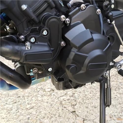 Protección de motor MT09 premium cubierta de estator con acabado estructural 3